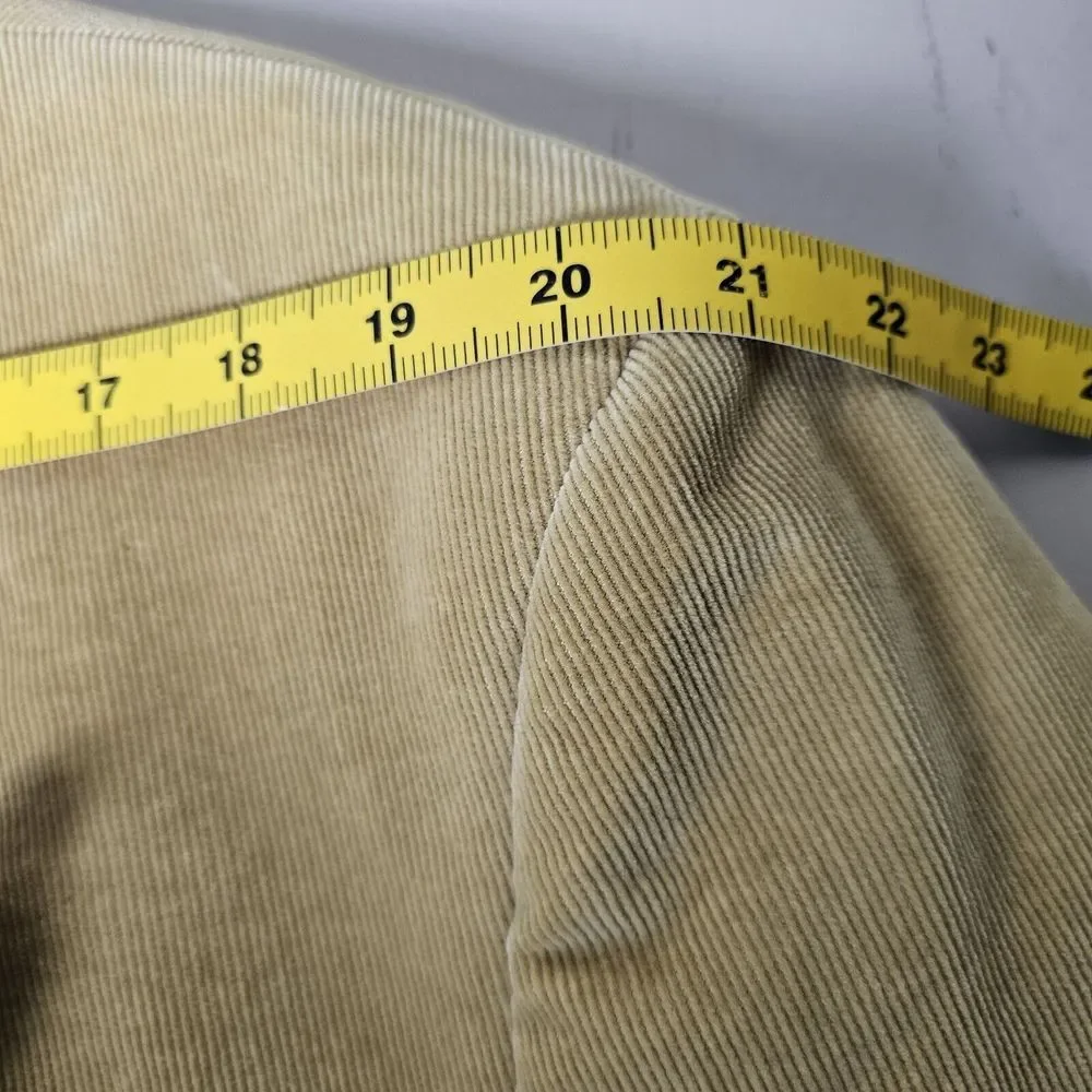 Evan Picone Men's Corduroy‎ Blazer Sport Coat Tan 46R Classic Old Money Country